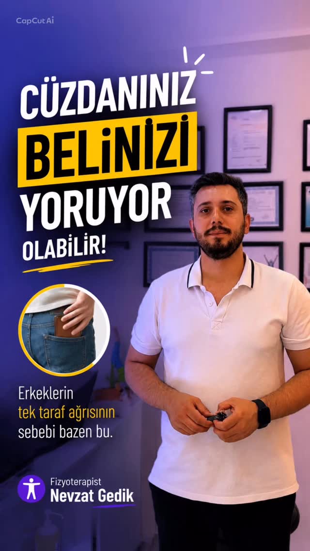 👖 Gün içinde fark etmeden yaptığımız küçük alışkanlıklar, vücudumuzun yük dağılımını etkileyebilir.
Bunlardan biri de uzun süre arka cepte kalın cüzdan taşımak olabilir.
Özellikle:
🚗 Uzun süre araç kullananlarda
💻 Masa başında çalışanlarda
🪑 Gün boyu oturarak vakit geçirenlerde
arka cepte taşınan kalın cüzdan, oturma sırasında kalça seviyesinde küçük bir yük farkı oluşturabilir.
Bu durum tek başına bütün şikâyetlerin nedeni değildir ancak uzun süre devam eden asimetrik yüklenmeler; bel, kalça ve çevre kaslarda gerginlik hissine katkı sağlayabilir.
Vücut gün boyunca bu dengesizliği tolere etmeye çalışırken bazı kişilerde:
• Tek taraflı bel ağrısı
• Kalça çevresinde rahatsızlık hissi
• Uzun oturmada artan gerginlik
• Araç kullanırken rahatsızlık hissi
gibi durumlar ortaya çıkabiliyor.
Bu nedenle yalnızca ağrı olan bölgeye değil, günlük yaşam alışkanlıklarına da bütünsel bakmak önemlidir.
Bazen çözüm büyük değişikliklerde değil, fark edilmeyen küçük detaylarda olabilir.
👉 Siz hâlâ arka cepte kalın cüzdan taşıyor musunuz?
⸻
ℹ️ Bu içerik genel bilgilendirme ve farkındalık amacıyla hazırlanmıştır.
Tanı ve tedavi yerine geçmez.
Her bireyin durumu farklıdır ve değerlendirme kişiye özel planlanmalıdır.
⸻
Fizyoterapist Nevzat Gedik
Özel Sağlık Meslek Hizmet Birimi
📍 Yenişehir / Mersin
📞 0534 983 17 79
🌐 www.fizyoterapistnevzatgedik.com
#belağrısı #beltutulması #postür #fizyoterapi #mersin