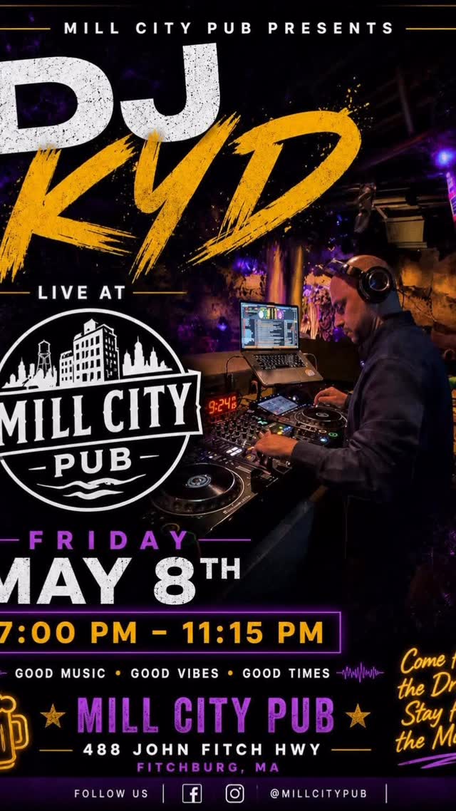 Tomorrow come eat and have a drink with me. @millcitypubfitchburg #kyd