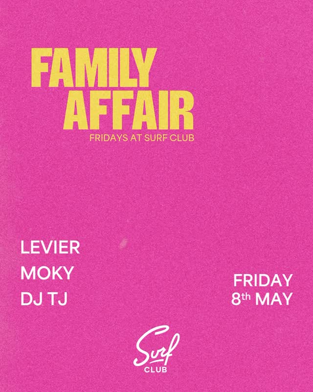 Friday nights belong to the family.
@misterlevier, @officialmoky, and @djtj__ on the decks for a night built to move.
Bring your people.
Bring your energy.
Let’s run it.
#SurfClubDubai #FamilyAffair #OnlyForWanderers#DubaiNightlife