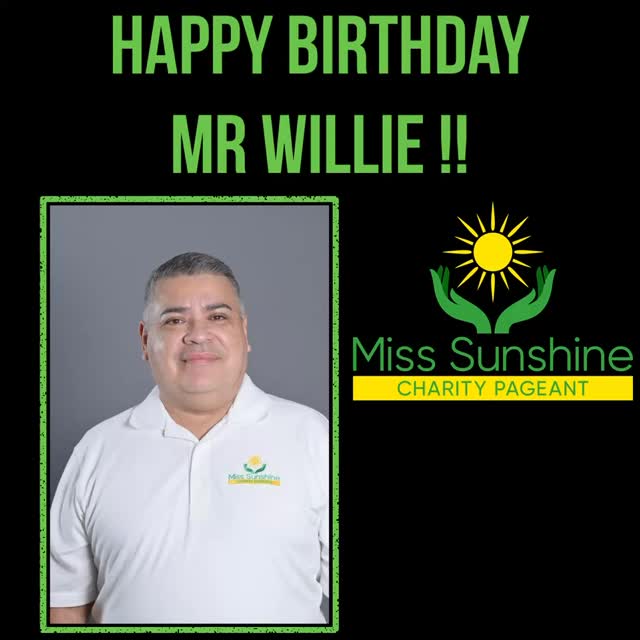 ✨ Cue the confetti! 🎉
Happy Birthday to the heart behind Miss Sunshine—Mr. Willie! 👑 We hope your day is full of celebration and sunshine ☀️💛
