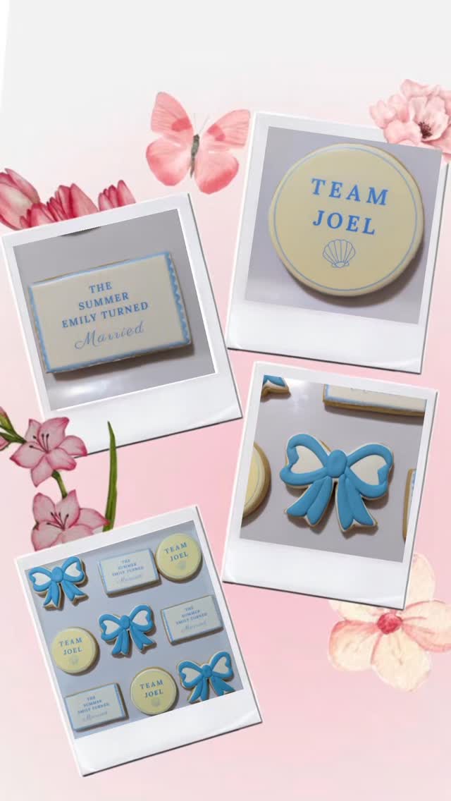 The year Emily turned married 💍🍪
A bridal set inspired by romance, sunshine, and a love story worth celebrating 💕 These cookies were giving main character energy with the sweetest bridal vibes. 🎀
“Miss” to “Mrs” never looked so delicious 😋