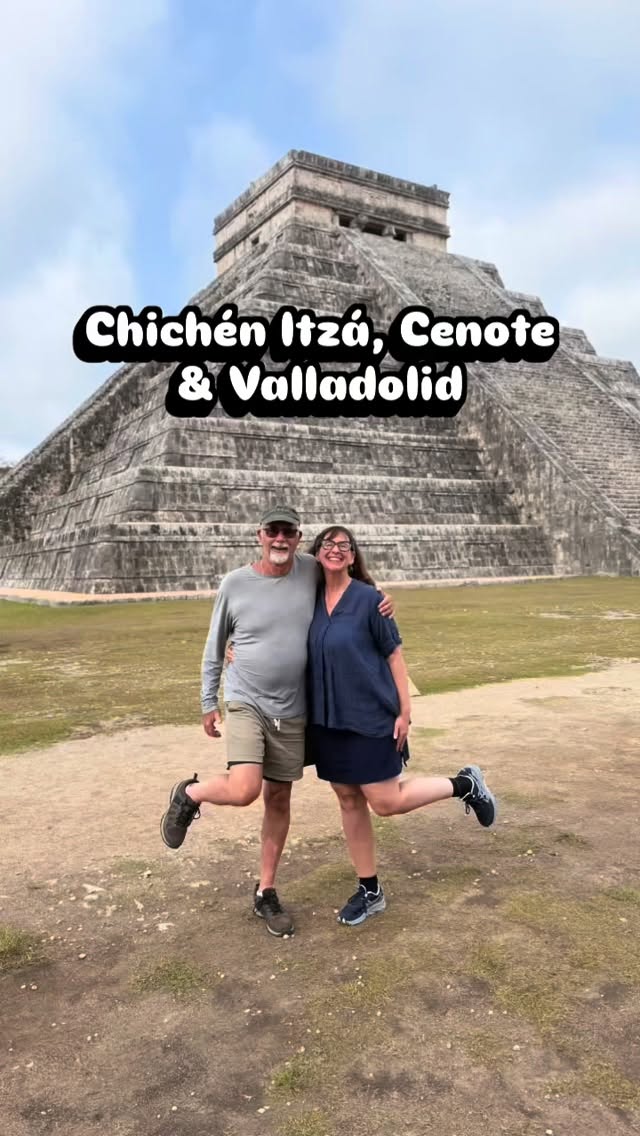 A Washington state couple visiting this side of Mexico for the first time wanted to see the famed modern wonder of the world and to try local foods. Mission accomplished. They described a “perfect day” seeing and eating and drinking it all, including a dark craft beer, a secret passion that leaked early in the day :) #craftbeer #mexico #mayans #history #cenote