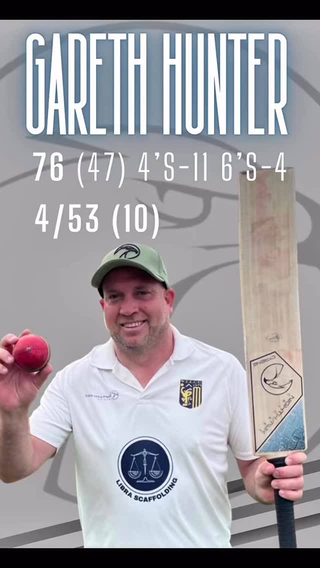 Fun one yesterday for one of our founders @gip.hunter 🦅🏏
Great way to get the league campaign underway and seeing a few of the Nighthawks in the runs early doors- who’s next!
#nighthawkcricket #clubcricket #cricketgear #villagecricket #cricketbats