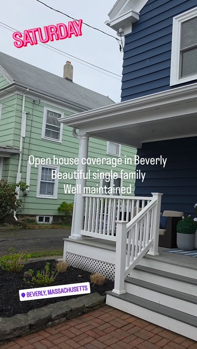 Beautiful single family on a one way side street in Beverly
I was lucky to host the open house for my colleague @seaveysells .
We had over 40 parties come through.
I loved the front porch.
Separate Kitchen. From dining room and kitchen
Laundry on main level
Full bathroom on main level and 2nd floor
Back porch
Small level yard.
Long driveway
#Beverly ##singlefamilyhome
