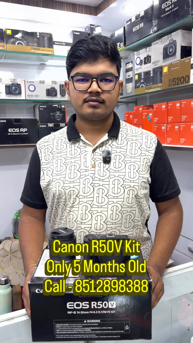 Sold Out
Canon R50V Kit
Only 5 Months Old
Call - 8512898388