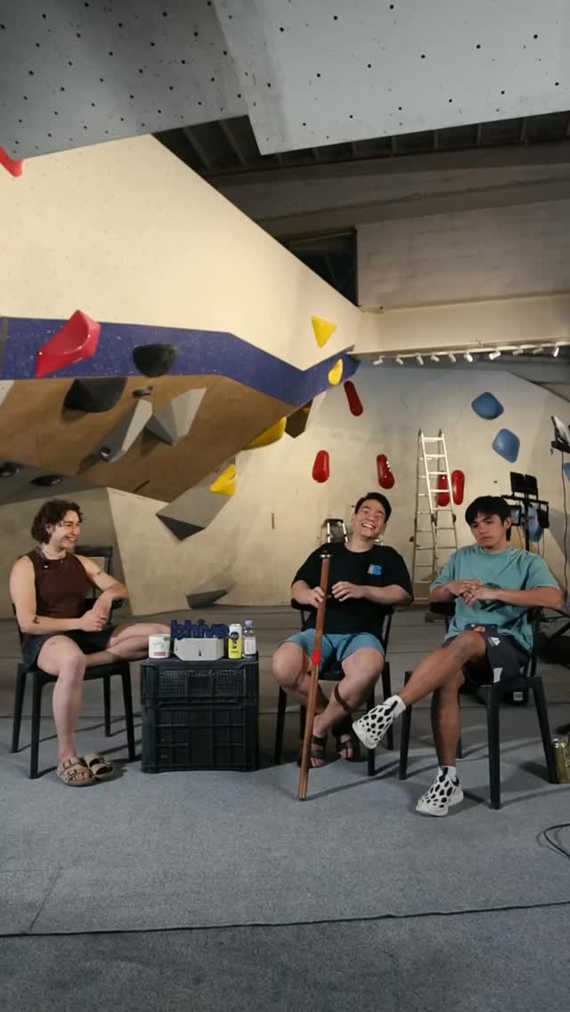 By the end of this conversation, we had learnt a few things: John loves beer, Filipino climbers really like flashy climbs, and Alina is fully prepared to push her fellow female climbers not to play it safe!
The conversation also touched on how being a female setter contributes to diversity in route setting. For Alina, having female setters in the team helps challenge the tendency to default to “safe” movement for women’s climbs. Good setters want to challenge climbers in ways that help them discover what they’re actually capable of, because that’s how climbers grow, and improve. That’s also why different climbing styles, body types, backgrounds, and experiences matter in a setting team. Being “female” is just one component of that diversity. And fortunately, the setting team we have for SEA Boulder League 2026 Round 3 is exactly that, bringing together perspectives from different countries across the region and beyond.
Of course, by the end of it all, the conversation somehow circled back to what everyone was really looking forward to: Sunday’s after party… which also happens to be Alina’s birthday 🎂 If you see her this weekend at bhive, don’t forget to wish her a happy birthday or drop a “Happy Birthday Alina!” in the comments below 👇