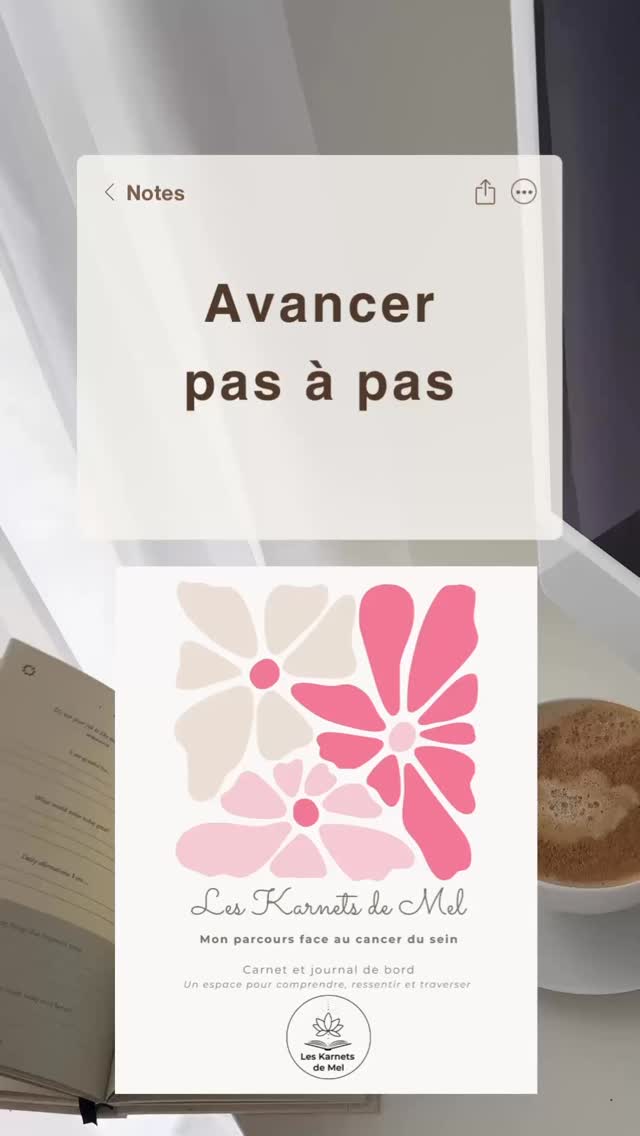 « Je suis toujours là. Je suis soutenue. Je vais avancer pas à pas »
Extrait issu des 1eres pages du Karnets.
Un aperçu est toujours disponible sur mon site : www.leskarnetsdemel.com
Pour te procurer le Karnet ou me partager un avis, tu trouveras le lien dans ma bio vers Amazon.
Et n’hésite pas à partager à une femme qui en a besoin 🙏🏻🎀
#leskarnetsdemel #cancerdusein #experiencepatient #compagnonderoute #soutienemotionnel