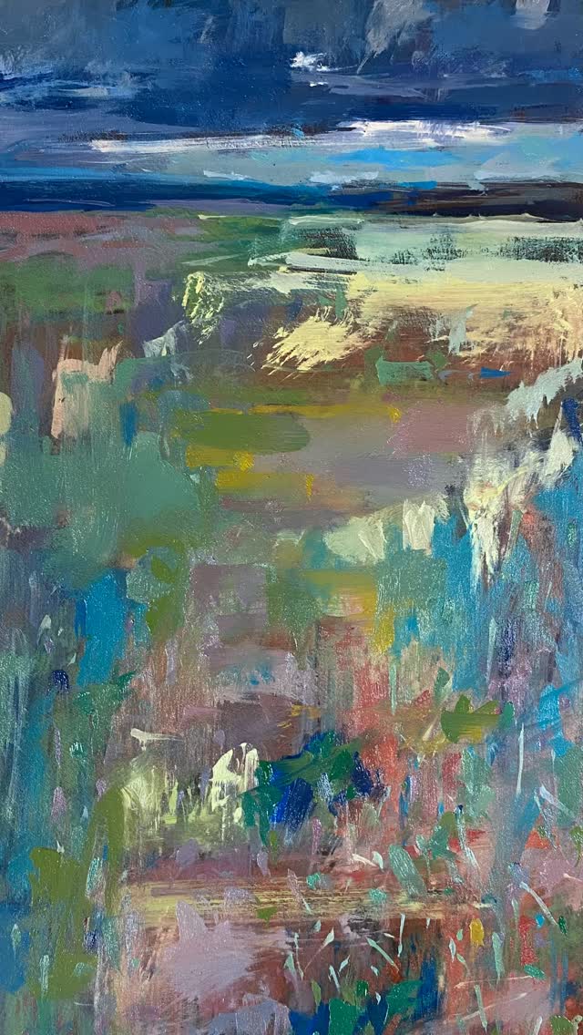 This was the second study from this morning looking along the path to Silloth in the distance, it seems to be a riot of colours out there!