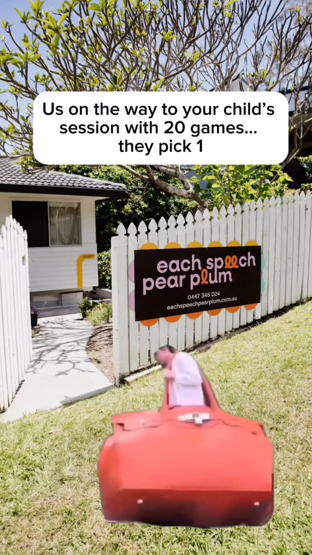 Child-led therapy in action 🫡 the bag is just for decoration at this point
#eachspeechpearplum #speechpathologyaustralia #earlyintervention #brisbanespeechpathology #ndisaustralia
