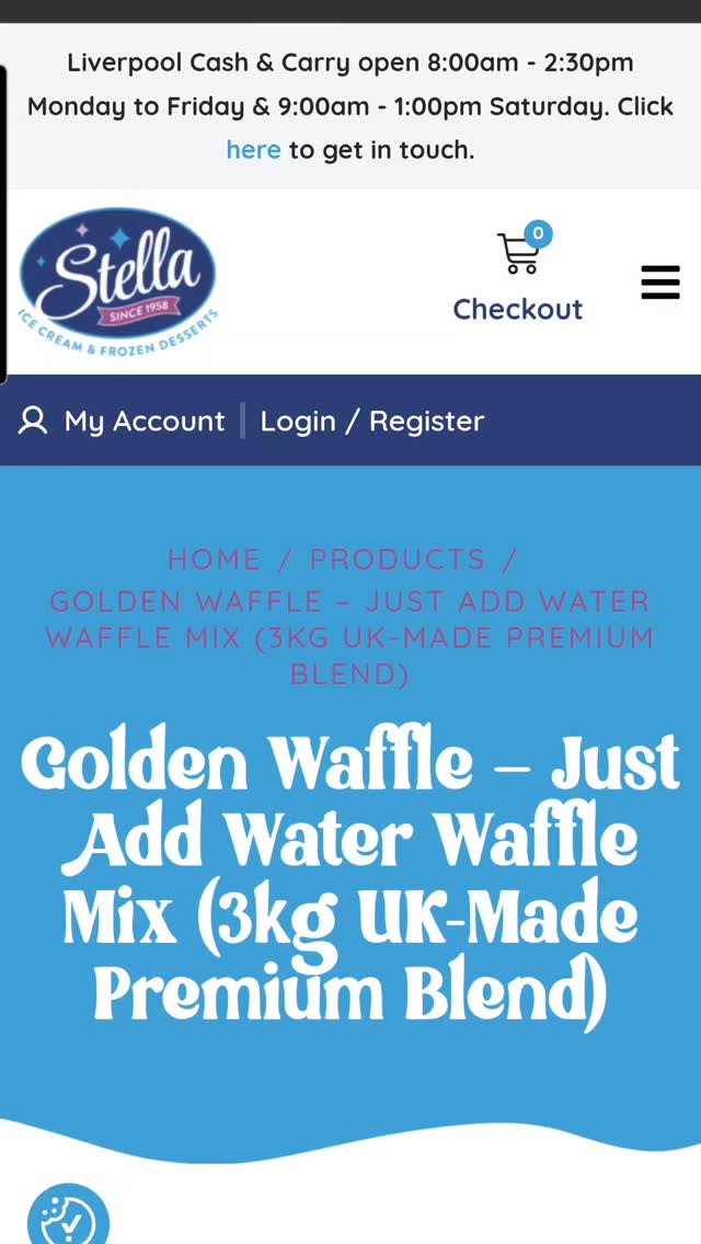 Here you go, Keith — strong, professional, and aimed at wholesalers:
Another stockist. Another step forward. Golden Waffle keeps growing. 🧇
Great to see Stella Ice Cream & Desserts Cash & Carry now stocking Golden Waffle Mix.
We’re incredibly grateful to every customer, wholesaler, cash & carry, café, dessert shop, hotel and foodservice operator backing Golden Waffle as we continue to grow across the UK.
Our mix is built for hospitality:
✅ Just add water
✅ Fast prep
✅ Consistent results
✅ Less mess
✅ Strong margins
✅ A product your customers can sell again and again
To other wholesalers and cash & carries — if you’re looking for a waffle mix that’s UK-supplied, easy to store, simple to sell and already gaining momentum in the hospitality sector, now is the time to get Golden Waffle on your shelves.
The waffle market is growing, and operators want products that save time, reduce hassle and deliver proper results.
Let’s talk stocking, wholesale pricing and partnership opportunities.
📧 keith@goldenwaffle.com
📲 WhatsApp: 07999 373839
Golden Waffle — helping hospitality serve better waffles, faster.
#GoldenWaffle #CashAndCarry #WholesaleFood #Foodservice #HospitalitySuppliers DessertBusiness WaffleMix UKFoodservice CateringSupplies HospitalityIndustry DessertShop IceCreamParlour CafeSupplies
