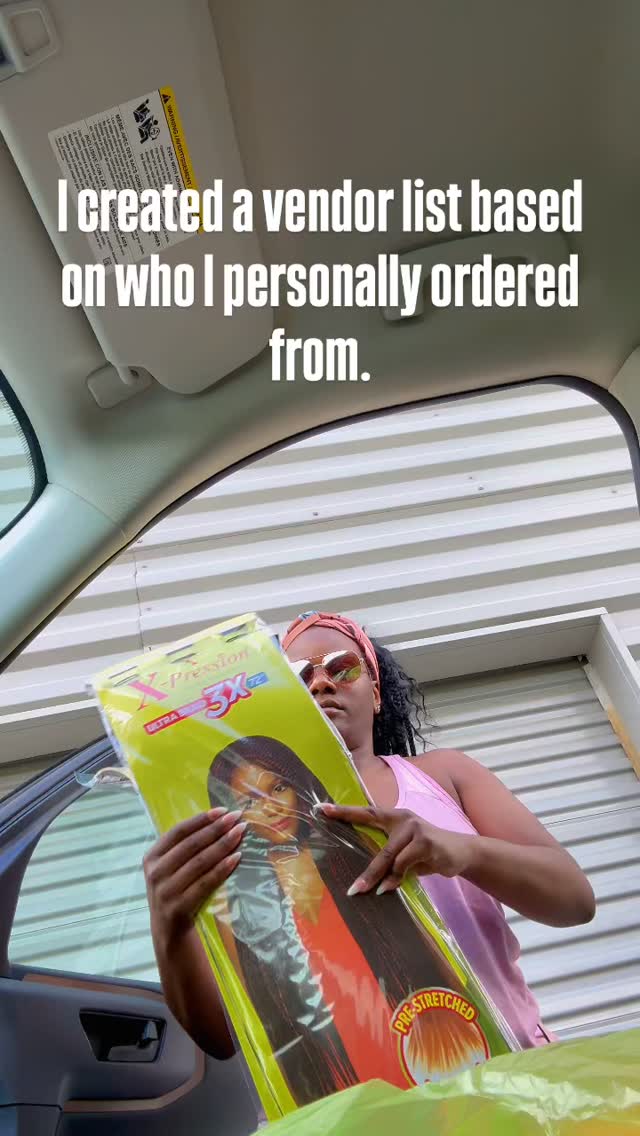 Yes the come to the house! Link in bio ✅👏🏾 #vendorlist #beautysupply
