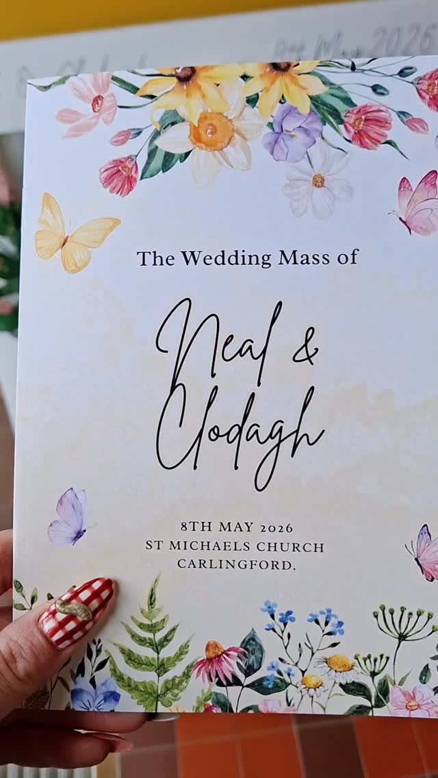 Fabulous florals for this summer wedding in Carlingford village.
