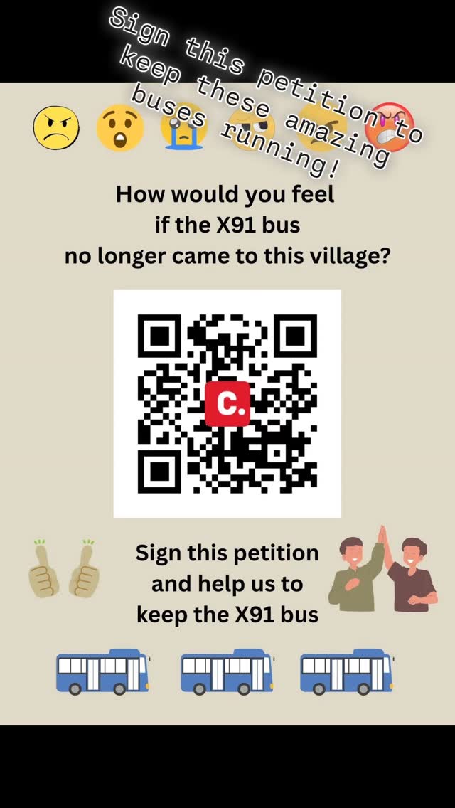 This petition (link in bio!) has been live for 5 days and already has over 500 signatures! Now we need another 500 signatures...let's keep these amazing buses running! 🚌
"The X91 is a vital route taking people into Bristol for work, medical appointments and leisure and bringing people out into the countryside from Bristol. It was a ‘WESTlocal’ with funding awarded to a voluntary group who built its custom across 18 months; Now that the X91 route is being run directly by WECA rather than the group, and under pressure from budget cuts, WECA are looking at ways to carve it up instead of keeping it as the really handy route it now is. We are trying to get as many signatures on this petition as we can and are sharing it with friends, family, and colleagues from work and voluntary activities who might be willing to share it on their networks with whatever motivation to sign seems most fitting…for instance..you might know people who want to head out to the tranquility of the Chew Valley picking it up from Bristol Temple Meads or the Centre, or people who are public transport fans, or people who want decarbonisation of transport, or who want to support rural communities or who are worried about social isolation or issues of poverty all of which the bus addresses, who might sign to support us…see what I mean?…Anyone can sign wherever they are from and whether or not they are a bus user and we need to get as many signatures as we can as quickly as we can!
Also by way of warning the platform does ask people to donate (to the platform not us) but that is optional so please ignore unless you want to, just scroll down the page and say you will share instead and then if you want you can skip the share page…don’t let those things put you off! Also please be aware your signature doesn’t count until you click on the follow up email you will be sent."
Many thanks 🙏🙏🙏🙏🙏🙏🙏🙏🙏🙏🙏🙏🙏🙏🙏🙏🙏🙏🙏
@everyone