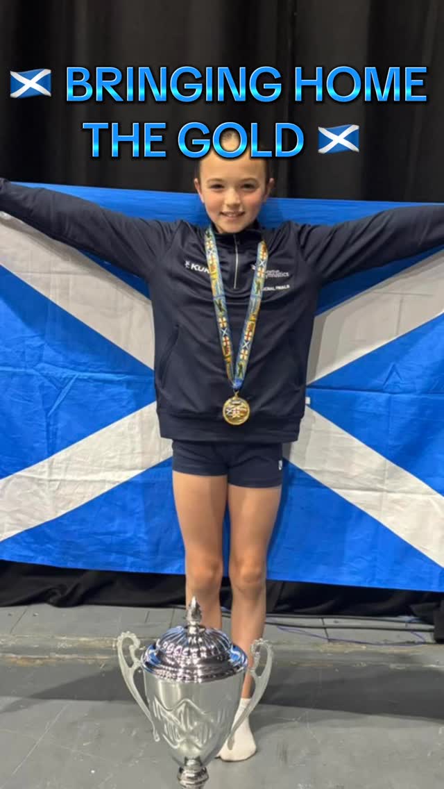 🥇🏴 GOLD FOR SCOTLAND 🏴🥇
A huge congratulations to Myla, who proudly represented Scotland in Tumbling today at the Home Nations Championships in Telford.
After an outstanding performance, Myla brought home the GOLD medal in her category – an incredible achievement and one she should be immensely proud of.
To be selected to represent Scotland is a fantastic achievement in itself, but to come away with a gold medal at a Home Nations event is something truly special.
We couldn’t be prouder of everything Myla has achieved. Her hard work, commitment, determination and countless hours of training have all paid off, and this result is thoroughly deserved.
A massive congratulations as well to all of the gymnasts who represented Scotland at the Home Nations Championships this weekend. What an incredible achievement for every single one of you. 💙
Congratulations, Myla! Enjoy every second of it. Everyone at Lunar Gymnastics is incredibly proud of you, and we can’t wait to celebrate this amazing achievement ⭐️ #goldmedalist #tumble #teamscotland #gymnastics #proudcoach