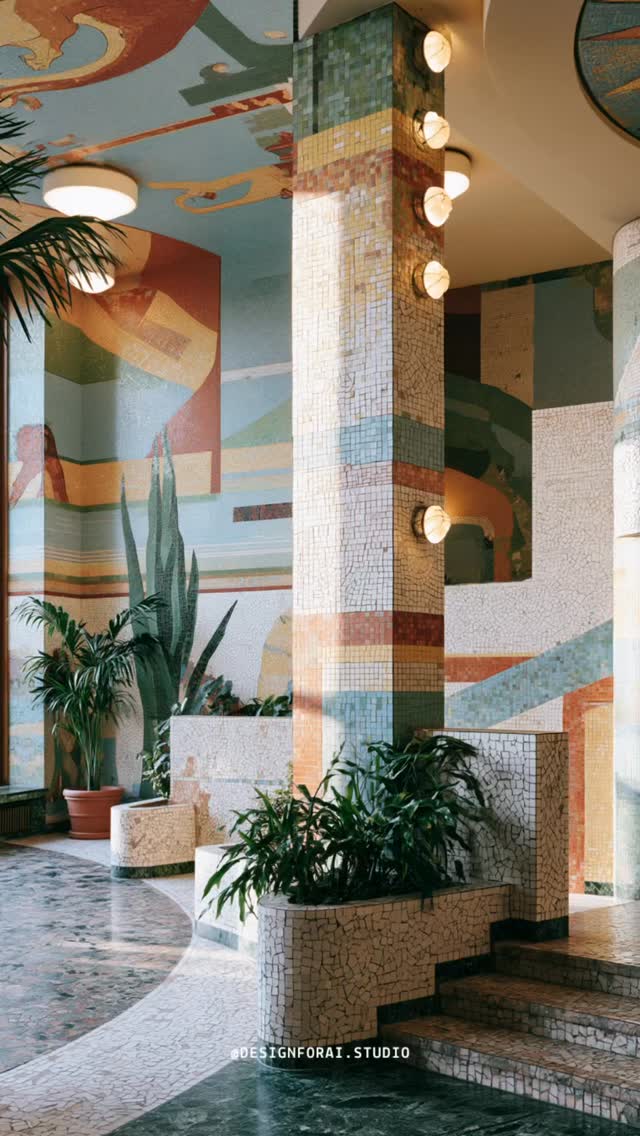 Diseño interior para cliente V.F.
Proyecto desarrollado desde la relación entre memoria arquitectónica, materialidad y tecnología.
Mosaicos, geometrías, luz, textura, color y atmósfera se integran en una propuesta visual que construye un lenguaje propio para el espacio.
-
Interior design for client V.F.
A project developed through the relationship between architectural memory, materiality, and technology.
Mosaics, geometries, light, texture, color, and atmosphere come together in a visual proposal that builds a distinct language for the space.
📍 Vitacura, Santiago, Chile. 2026
#interiordesign
#digitaldesign
#architecture
#design
#chile