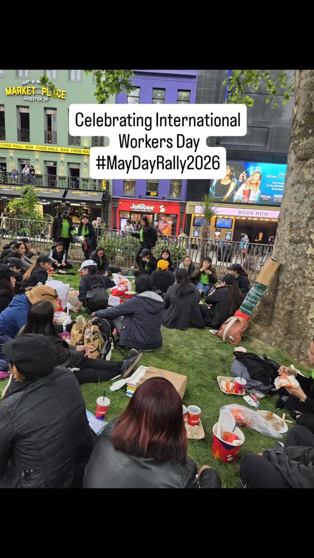 Picnic after May Day Rally #Jollibee
