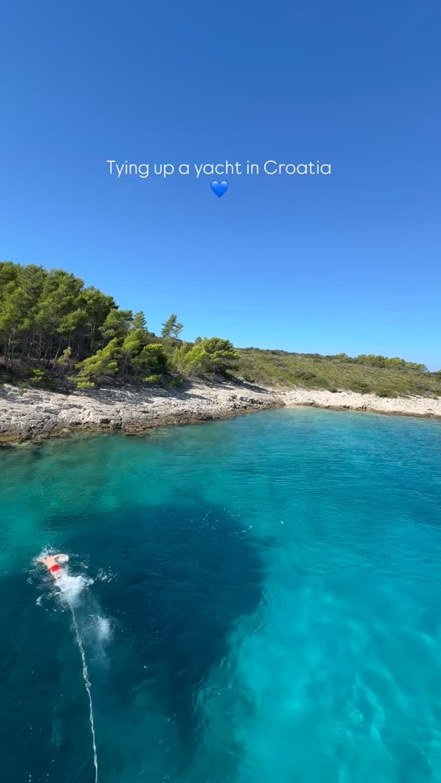 Finding the most beautiful places to swim in Croatia isnāt a challenge. Securing the yacht is a little more tricky. š
What amazing crew members we had onboard.
#Yacht #Croatia #Crew #tomanddomtravel