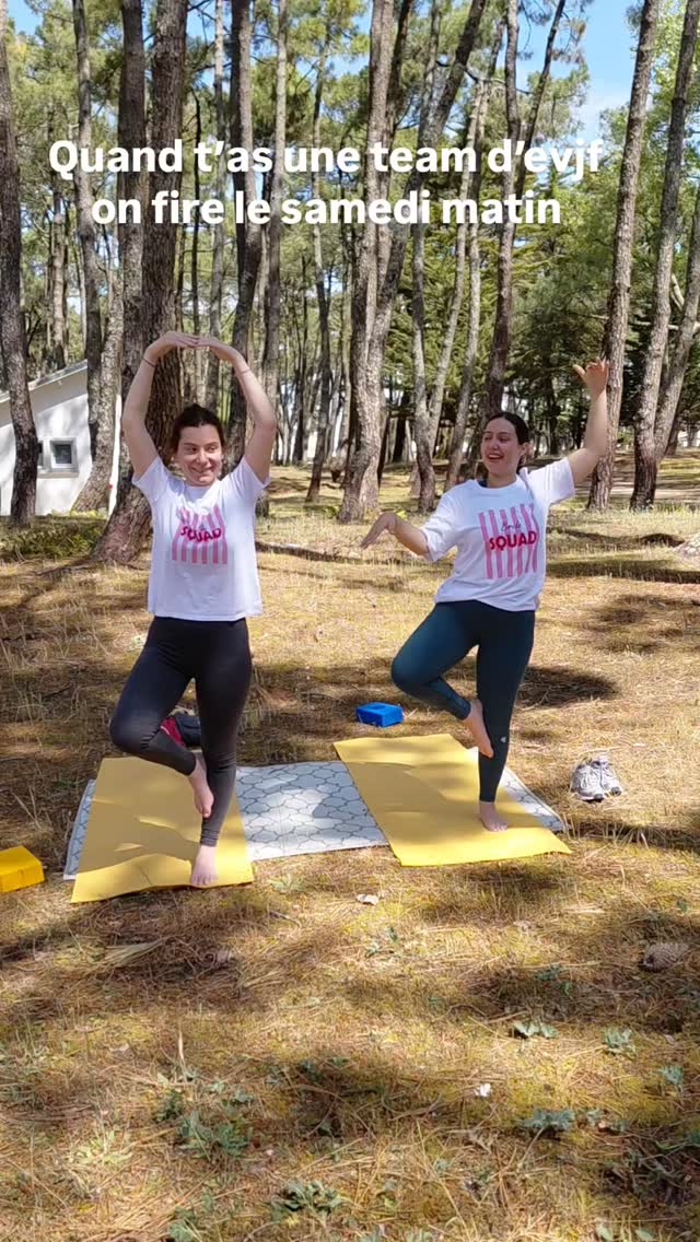 C’etait drole, c’etait joyeux merci les filles bonne fin d’EVJF
Activité yoga à la tranche
Ps: pas trop sur les réseaux en ce moment j’ai trop de taff 😘