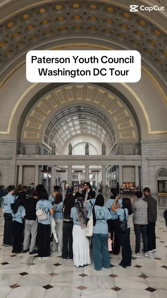 NJCDC’s Paterson Youth Council’s Washington DC Tour is underway. First stop 🛑 Union Station. This is an exciting two day visit to our nation’s capital. Stay tuned as we visit more iconic sites.