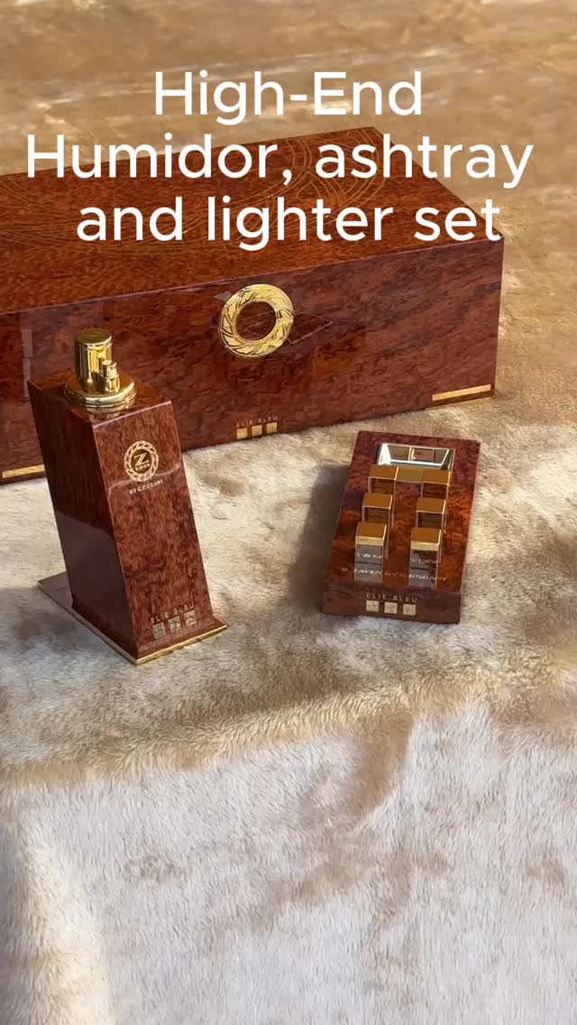 High-End Humidor, Ashtray and Lighter set
A limited-edition luxury cigar humidor set handcrafted in France in collaboration with Elie Bleu.
Crafted in Bubinga wood with a solid Spanish cedar interior, gold-plated jewellery details, professional humidification system, matching triple jet-torch lighter and collectible ashtray.
Designed as a fine collectible object for cigar connoisseurs, luxury interiors and serious collectors.
🌳 Bubinga wood exterior
🌿 Solid Spanish cedar interior
✨ 24K yellow gold-plated jewellery rings
💨 Capacity: 100 cigars
🔥 Triple jet-torch lighter
🇫🇷 Handmade in France
Buy here: https://www.gpgrant.com/product-page/elite-humidor-original-3
#GPGrant #ElieBleu #LuxuryHumidor #CigarHumidor #Humidors #CigarLounge #CigarLife #CigarLifestyle #CigarCollector #CigarAficionado #LuxuryCigars #LuxuryAccessories #LuxuryInterior #LuxuryHomeDecor #CollectibleDesign #HandmadeInFrance #FineCraftsmanship #Zigarrenhumidor #CaveACigares #HumidorSet #Bubinga #SpanishCedar #LuxuryGift #HighEndDesign #LimitedEdition #LuxurySmokingAccessories