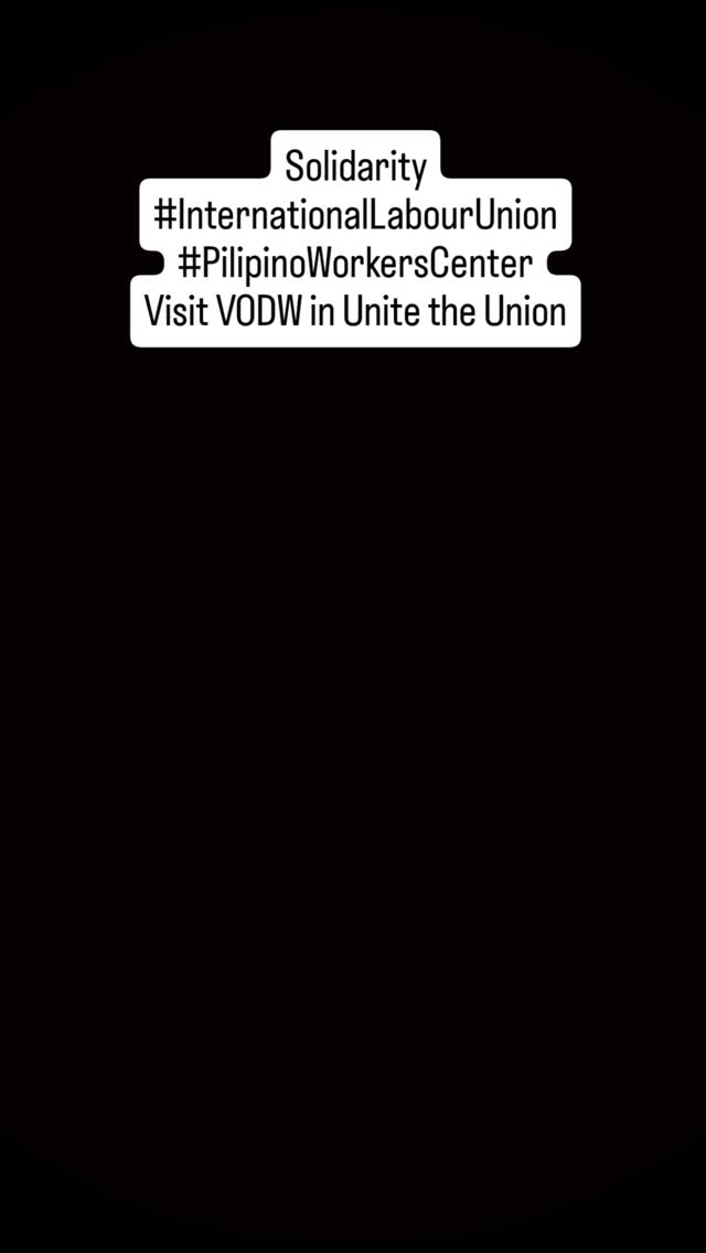INTEENATIONAL LABOUR UNION ( CALIFORNIA, NEW YORK, ITALY AND COLUMBIS WITH PILIPINO WORKERS CENTRE VISIT THE VOICE OF DOMESTIC WORKERS IN UNITE THE UNION. #SOLIDARITY #WORKERSRIGHTS