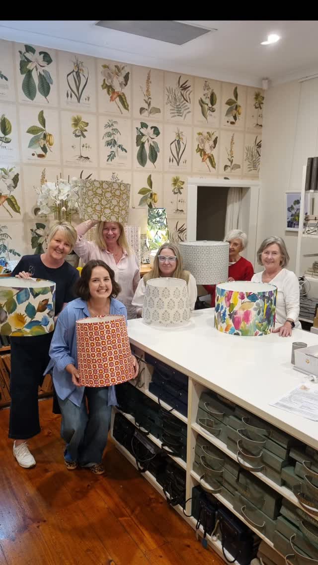 Lampshade Making Workshop No. 22 @abbode_interiors ! Rainy day in Adelaide, but we were cosy inside turning beautiful fabrics into gorgeous lampshades! Good vibes, great company, hands busy and a perfect afternoon making lampshades uniquely yours! Thanks so much for joining me! β¨οΈ
More workshops from August, check my website for all the details, you'll love it!
Gift card options also available, makes a perfect gift for Mothers Day π
www.amorelampshades.com/lampshade-making-workshops
#amorelampshades
#lampshademaking
#lampshadeworkshop
#lampshademakingworkshop
#lampshadecourse