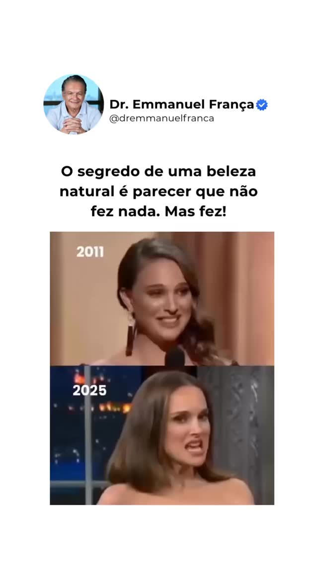 Esse é o segredo de uma beleza natural: parecer que não fez nada, mas fez!
Naturalidade é um dos aspectos mais importantes que eu prego: muita atenção e cuidado com os detalhes e com a harmonia.
Dr Emmanuel França
Dermatologista
CRM 5999
RQE 636
📍Skin Prime - Riomar Trade Center - Torre 3 - Sala 1905
☎️ (81) 3036-4040