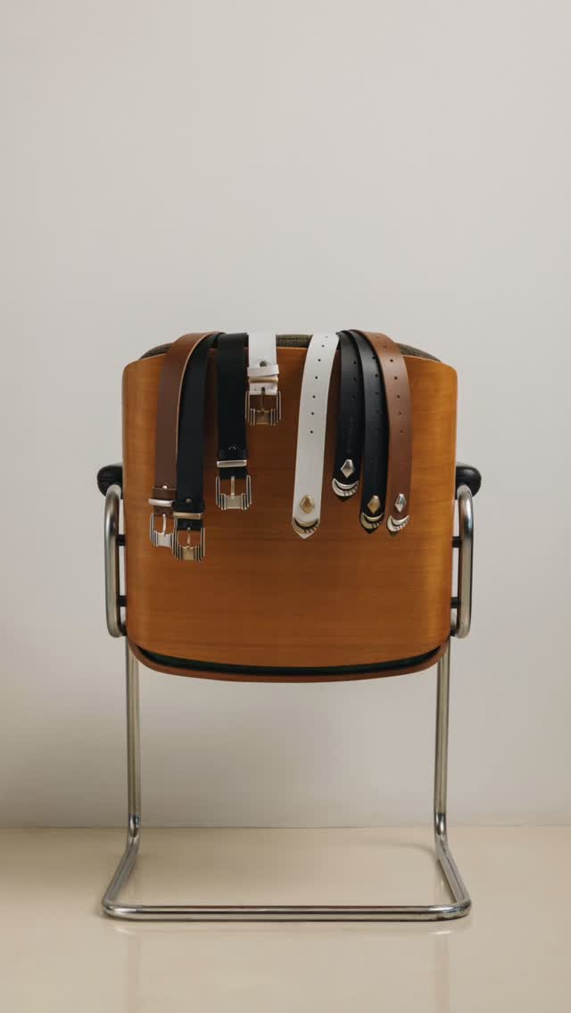 “Donna” handcrafted leather belts, available in stores and online!