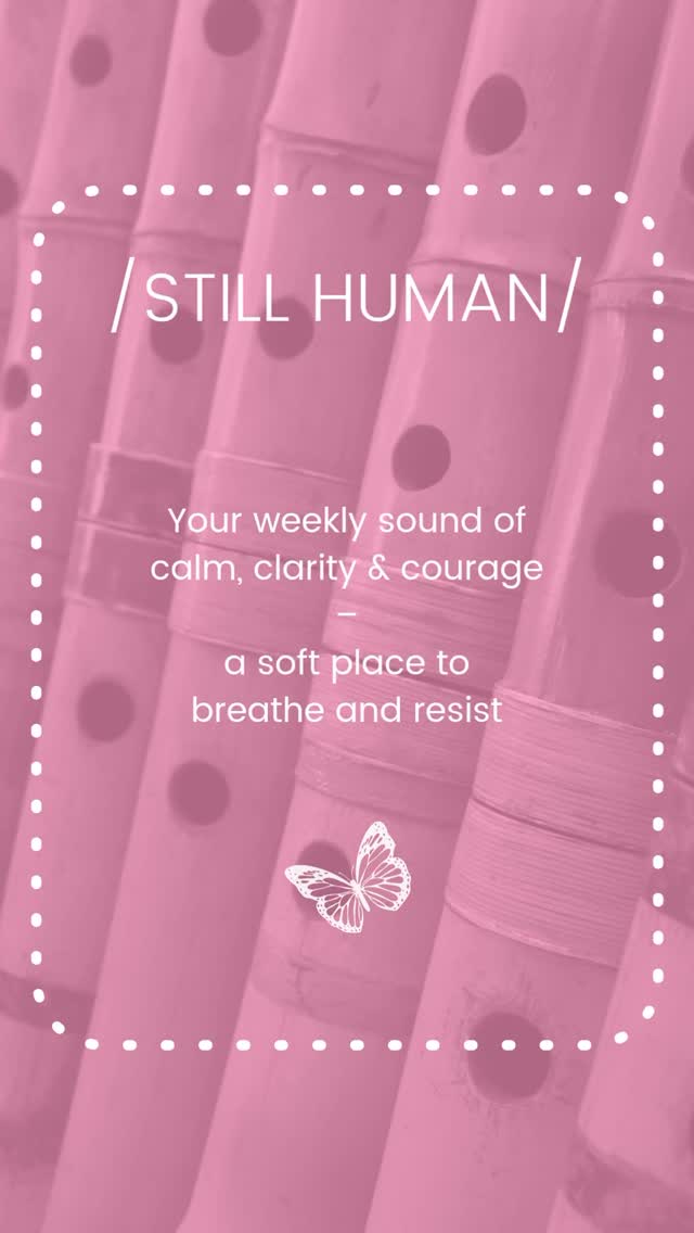 🦋
Learning to breathe again
#StillHuman #WeeklySound #SoftResistance #Singing #SoundYoga