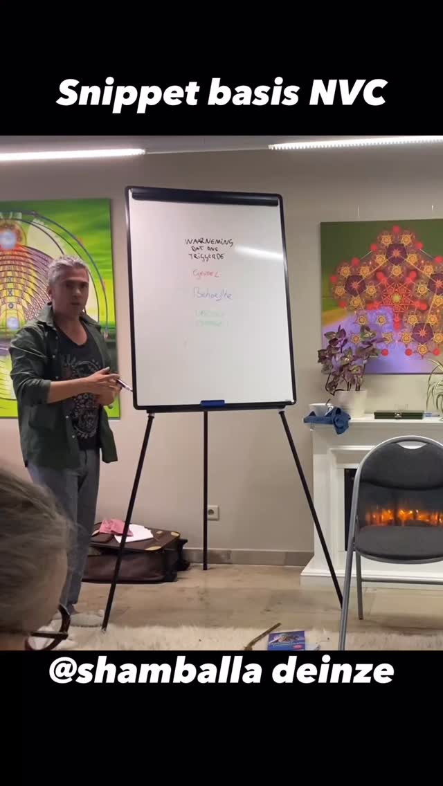 Snippet van basiscursus verbindende communicatie in shamballa deinze #verbindendecommunicatie #geweldlozecommunicatie #nonviolentcommunication