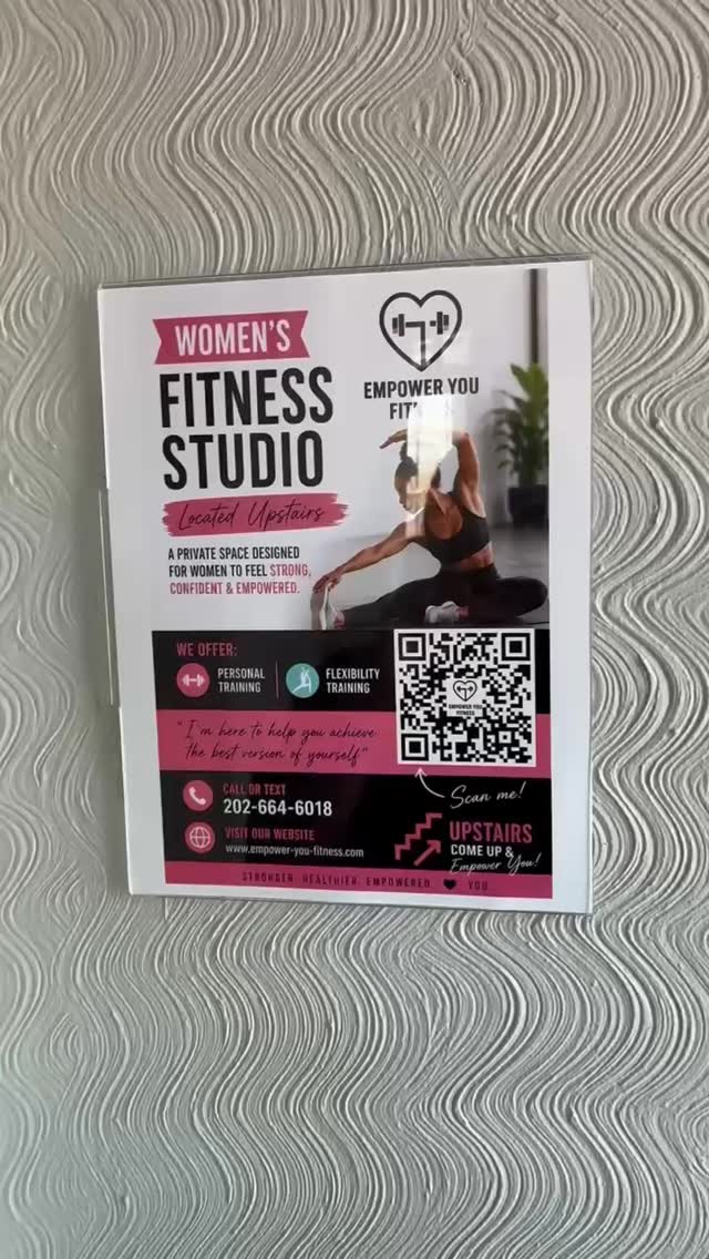 You can find me at the top of the steps in The Wellness Oasis! #empoweryoufitnessdc #personaltrainer #washingtondc #WellnessOasis