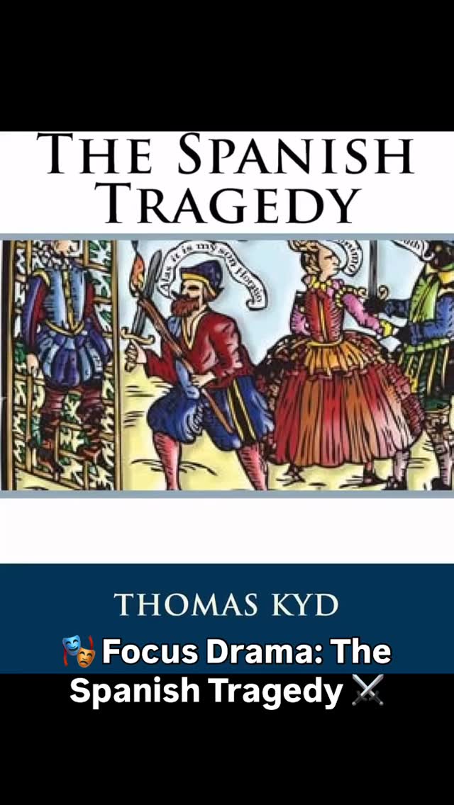 🎭 Focus Drama: The Spanish Tragedy ⚔️
🩸Before Hamlet, there was... The Spanish Tragedy
Written by Thomas Kyd around 1587, this classic Elizabethan revenge tragedy set the stage (literally) for blood-soaked drama and haunting monologues.
Fueled by betrayal, madness, and ghostly vengeance, it follows Hieronimo, a grieving father who turns playwright and executioner to avenge his son’s murder, all while putting on a play within a play
The play follows Hieronimo, a court marshal of Spain, who seeks justice for the murder of his son, Horatio. When the legal system fails him, Hieronimo takes matters into his own hands, orchestrating a bloody and dramatic act of revenge. Filled with ghosts, blood, betrayal, and justice, this play defined the genre with its intense drama and emotional depth.
(sound familiar, Shakespeare fans? 😉)
Notable for its themes of madness, justice, and retribution, The Spanish Tragedy laid the groundwork for later revenge tragedies, including Shakespeare’s Hamlet. It’s known for its meta-theatrical elements and its influence on the development of English Renaissance drama.
💀 Ghosts and poetic justice? Yes, please.
This is revenge theater at its finest : raw and unapologetically tragic.
#TheSpanishTragedy
#ThomasKyd
#performingarts
#theaterhistory
#renaissance