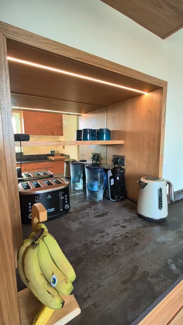 We don't just make bog standard 'off the shelf' kitchens, we work with our clients to ensure we deliver exactly what they what. This kitchen installation involved removing some walls, repairing the floor, installing new electrical outlets and producing a high quality kitchen made from Oak veneered cabinetry and hand veneered grain matched doors. We design manufacture and install high quality bespoke cabinetry at our Dorchester workshop.
If you have a new project in mind.
Give us a call.
#bespokekitchens #kitchendesign #kitchenfitters #fitteskitchens #handmadekitchens