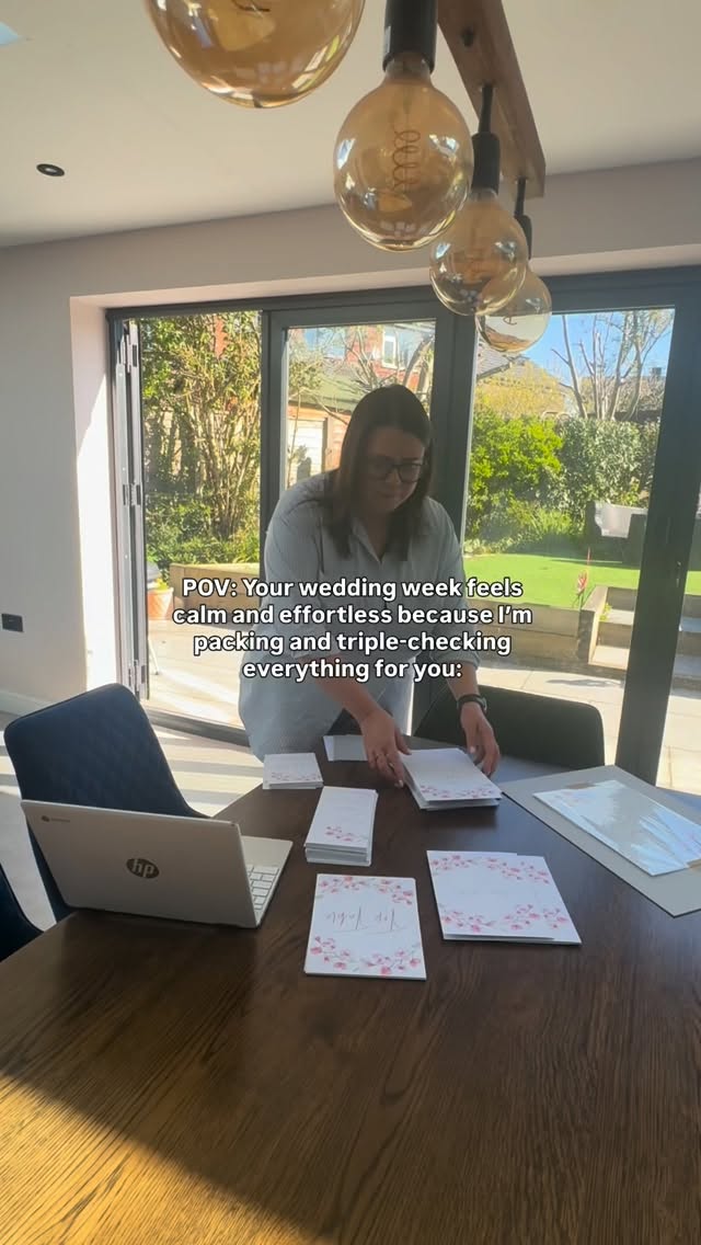 Your wedding week should feel calm, not chaotic…
Whether you choose full, bespoke planning or wedding day coordination, I’ll have every detail handled so you can actually enjoy the lead-up to your wedding.
Ready to feel this relaxed in your wedding week? Send me a message to chat 🤍
I’m Victoria, I plan flawless and stress-free weddings that feel as good as they look in Yorkshire, Derbyshire, Cheshire and beyond. Follow me for more wedding planning tips and inspo!