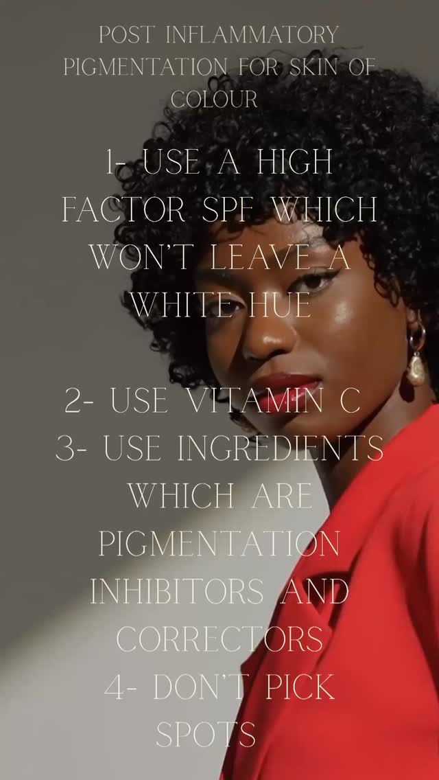 Are darker coloured patches of skin bothering you?
So you want to go light coverage with your makeup but you can’t because where you used to have a spot is where you now have an area that’s darker than your natural colour
Skin of colour is at a higher risk of post inflammatory pigmentation and scarring due to increased Melanin. When the skin has been cut, damaged by picking or spot zapping it sends a message to produce more Melanin which creeps up to the surface and visible.
It’s your skin trying to protect its self
If you’re looking for quality ingredients to help prohibit or slow down pigmentation OR you have pigmentation and want to explore breaking it down and keeping it at bay DM me for your consultation .
A clear plan of how to calm your skin and even your natural tone out
🙌🏻DM me HELP if you want a list of ingredients to cover all basis or even better a ready made homecare plan with everything you need from order of application to delivery to your front 🚪 door🙌🏻
Anna
#skinofcolour #skinofcolourskincare #acnescars #leightonbuzzard #pigmentationtreatment