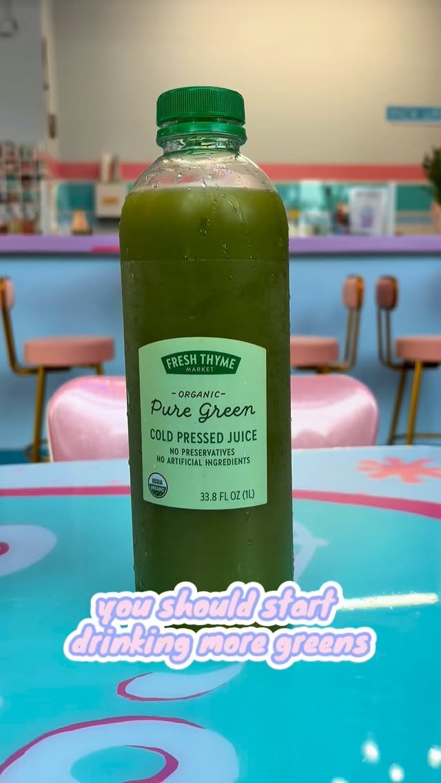 The only greens we drink 🍵