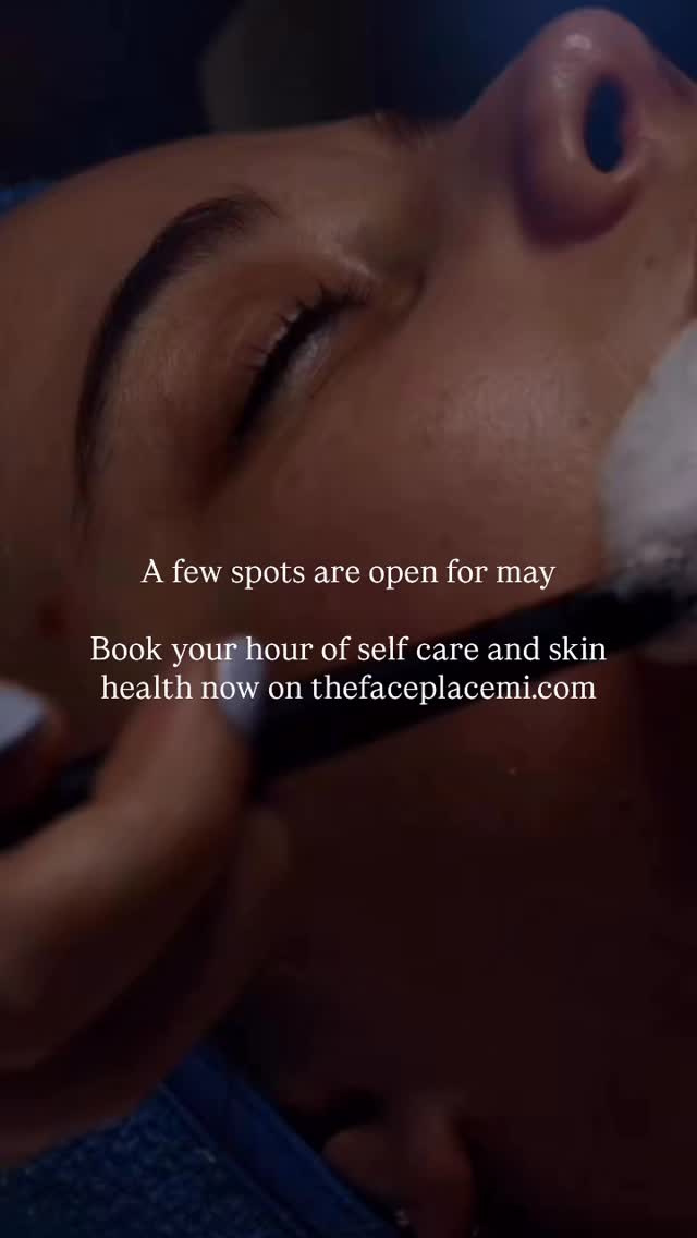 Can’t wait to see your beautiful face this month!🫧🐚 May and June are booking up fast so be sure to pre book your appointment with the link in the bio
#michiganfacial