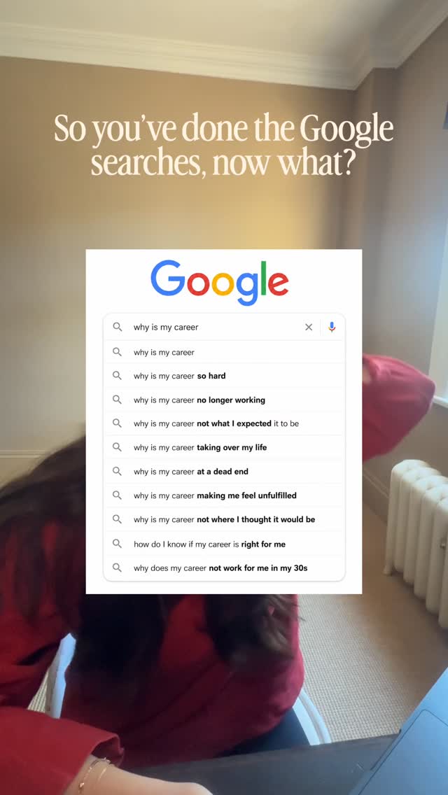 If you’ve been googling how to change careers in your 30s at 11pm, you’re not alone and you’re probably more ready than you think.
But Google can’t ask you the right questions and it definitely can’t help you figure out what’s actually going on underneath them.
That’s where I come in 👋🏽 If you’ve been doing the late night searches with no luck and you’re ready to turn them into something real, free 15 minute clarity calls are open via the link in my bio 🔗
#careerchange #careerpivot #careerconfusion #careercoachforwomen #lifebydesign