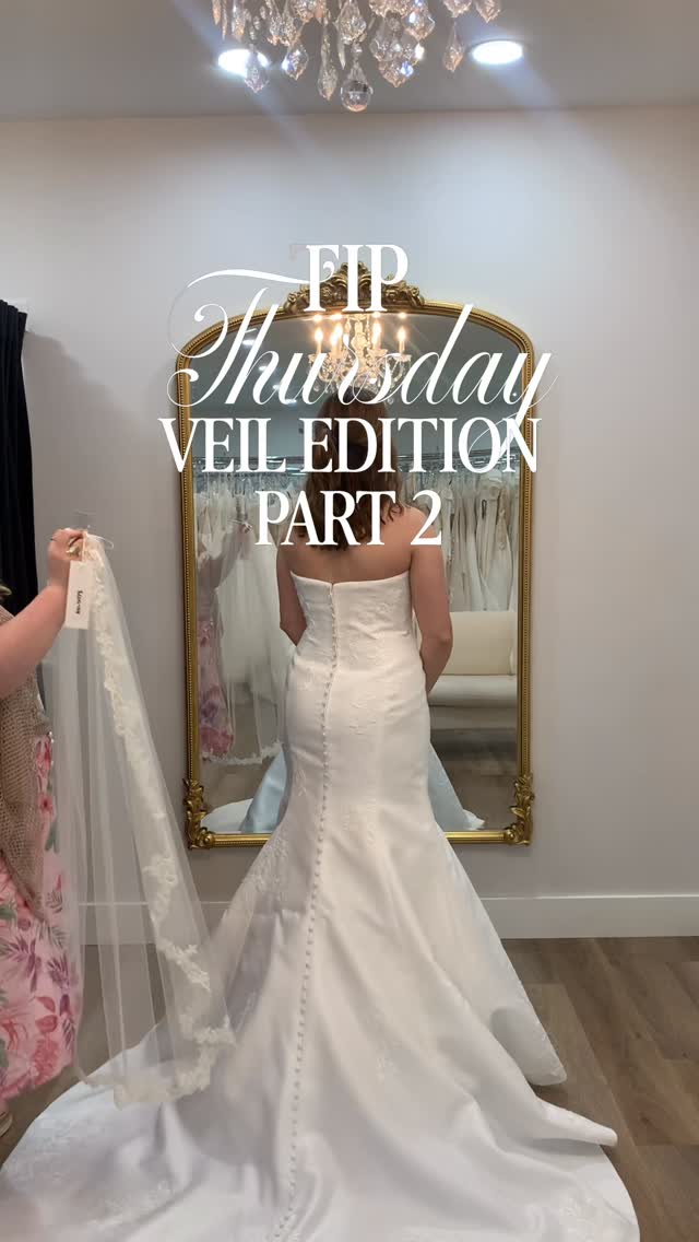 It’s Tip Thursday and we’re back with veil tips! ✨
Here are a few things to keep in mind for a secure and seamless veil install:
• Make sure the curve of the comb follows the curve of the head once the veil is placed
• Always insert the comb upward first to gather hair and create a stronger hold
• Add a few hair pins for extra security so everything stays perfectly in place all day long 🤍