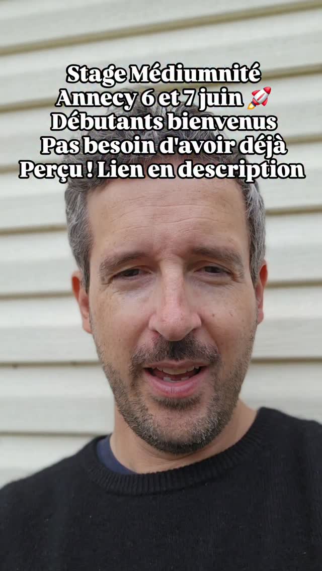 Vous désirez nous rejoindre et découvrir votre #mediumnite ? C'est simple, cliquez sur le lien ci-dessous (en bas de la description instagram et en commentaire sur facebook). Annecy c'est un stage régionnal important pour la région et pas de retour prévu avant fin 2027 donc profitez bien de ce moment ! Débutants bienvenus, pas besoin de don au départ, on découvre en pratiquant !