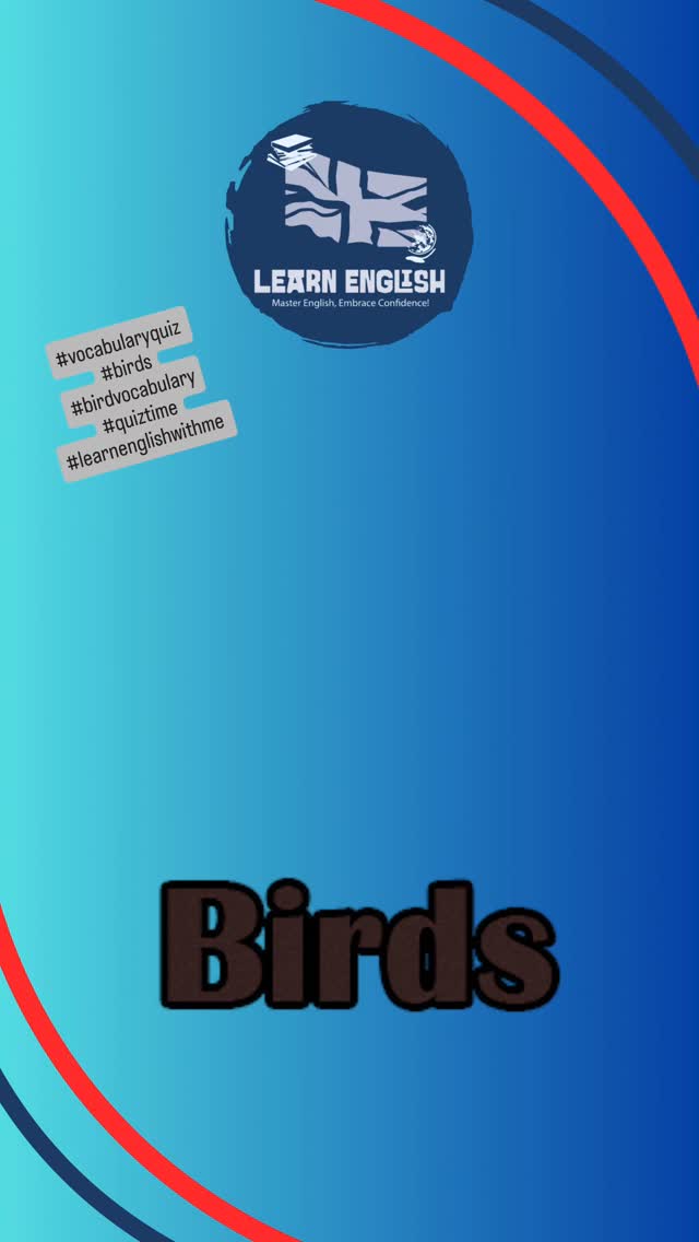 Try today's #vocabularyquiz on #birds Do you know this #bird_vocabulary ? Try our #quiz and #learnenglish