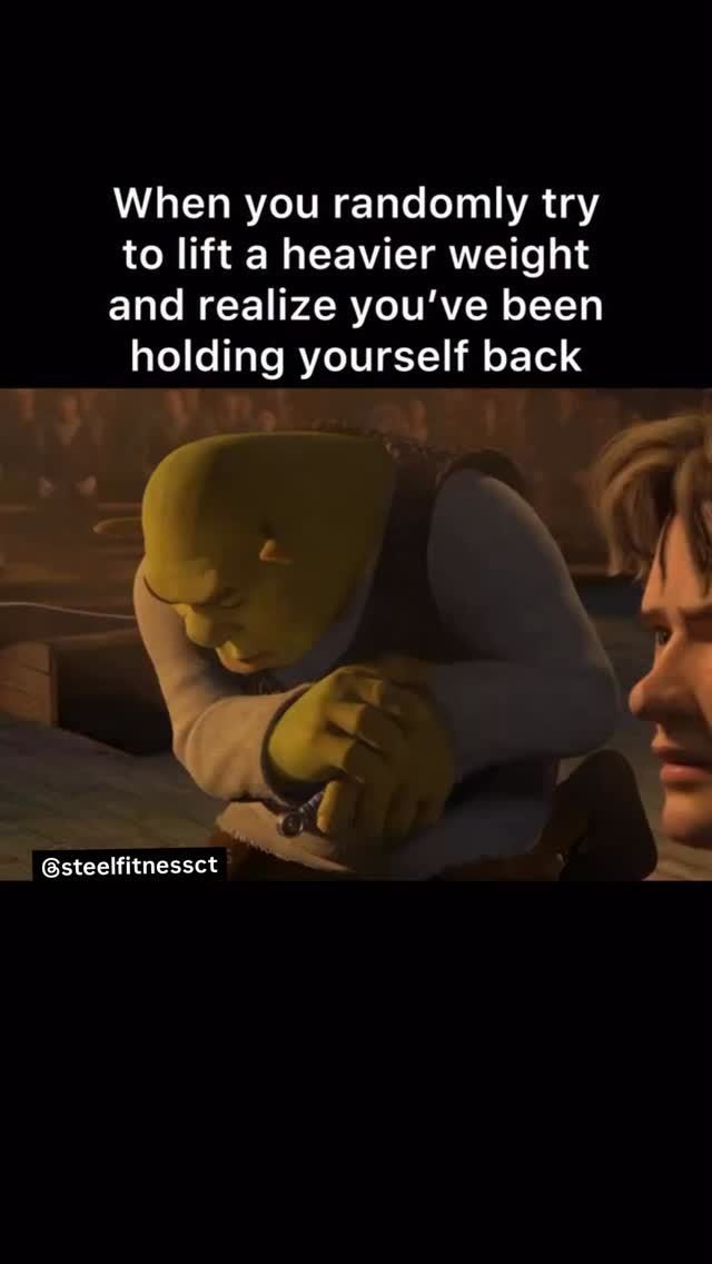 So you grabbed the heavier dumbbells and had a full Shrek awakening moment đđ§
And honestly? Same. We spend so much time being scared of going up in weight when half the time our body was already ready our brain just never got the memo. So hereâs how you actually know itâs time to add more weight, no guessing required đ
Youâre breezing through your last set đ´
If you finish your last set and feel like you couldâve done 3 more reps without breaking a sweat, thatâs your sign.
A good rule of thumb is the đđŞ2-for-2 rule , if youâre hitting extra reps beyond your goal for 2 workouts in a row, itâs time to go up. Simple as that. đ¤Ż
The weight feels âlightâ now đŞś
Remember when that weight felt heavy? If it doesnât anymore and your form is still clean, your muscles have adapted. Thatâs literally what progress looks like. Donât stay comfortable â comfort doesnât build muscle.
Your form is locked in đ
This one matters. If you can go up 5-10% and still move the weight with good technique, youâre good. But if adding a plate turns your squat into a question mark⌠maybe not yet. đ
Ego lifts are how you end up on the injured list, not the PR list.
The bar is moving fast âĄ
If the weight is flying up and youâre not even close to struggling, your body is literally telling you it needs more. Listen to it.
Hereâs the thing, most people stay at the same weight for months not because they canât go up, but because they never try. Donât be that person. Next time youâre in the gym, just try the next weight up. Worst case, you rack it and try again next week. Best case? You have your own Shrek moment. đšđŞ
Drop a đŞ if youâre going heavier this week. Letâs build some momentum together đ
#ProgressiveOverload #GymTips #FitnessEducation #StrengthTraining #GymHumor LiftHeavy GymMemes ShrekMemes FitnessJourney MindOverMatter GymMotivation PRDay Momentum LevelUp NoMoreExcuses