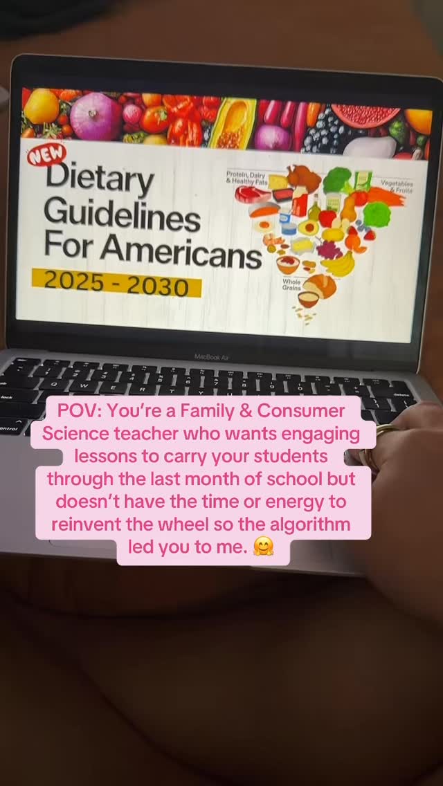 If getting your hands on THE most engaging and creative Family & Consumer Science resources sounds like an answer to your end of year prayers right now…
Comment “CLOSET” if you’re ready to have the rest of your year AND next year planned when you join the #1 lesson library for busy Family & Consumer Science teachers ✨(that’s like 100+ days worth of lessons right at your finger tips 🤯
#fcsteacher #facsteacher #sayyestofcs #familyandconsumersciences
