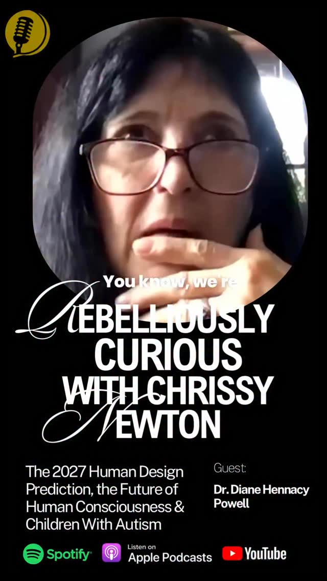 🎙️Live now!
Dr. Diane Hennacy Powell @hennacyinstitute
2027 Human Design Prediction, the Future of Human Consciousness & Children With Autism
Link my bio or stories to watch/listen.
https://www.youtube.com/watch?v=AMGieWoaY9g
#HumanDesign #Consciousness #Evolution #Autism #telepathytapes