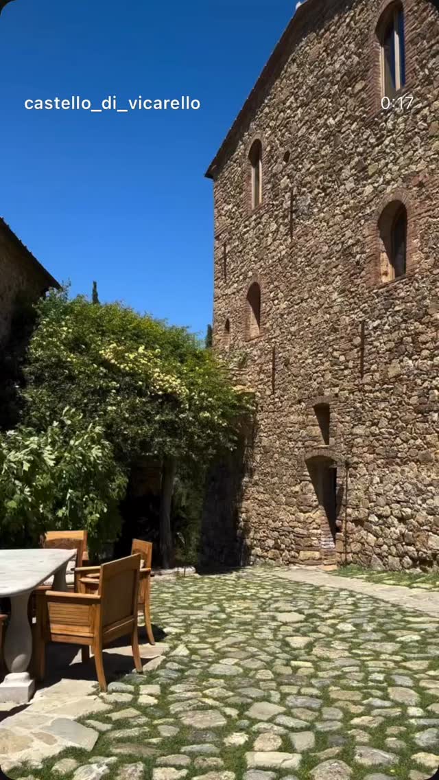 Ten exclusive suites offer a fusion of quintessential Tuscan aesthetics carefully styled with furnishings and materials working in harmony with the original medieval architecture at Castello di Vicarello. The castle hotel comfortably sleeps up to 24 people in total, making it a popular choice for exclusive hire and weddings. Step into a world of natural beauty as one explores the organic gardens, vineyards, and olive groves, where the essence of Tuscany comes to life.
Ask us for details info@dominiquedebay.com by phone at 1-212-752-1416 WhatsApp 1-917-940-2407 @castello_di_vicarello #condenastgoldlist #castellodivicarello #dominiquedebaycollection
