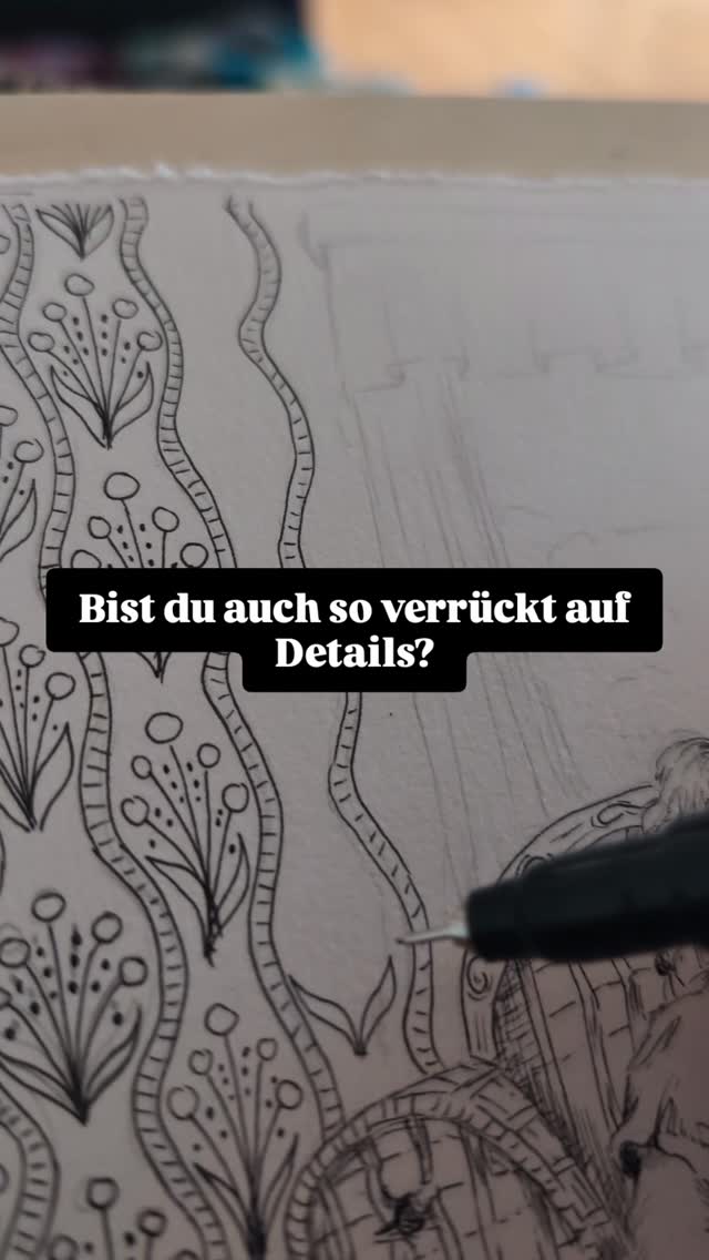 Ich habe ja eigentlich nicht vorgehabt diese kleine Skizze vom Samstag so detailliert auszuarbeiten, aber irgendwie verliere ich mich in immer mehr Details. HILFE holt mich hier raus 😜
#sketch #inkdrawing #ink #myownartology