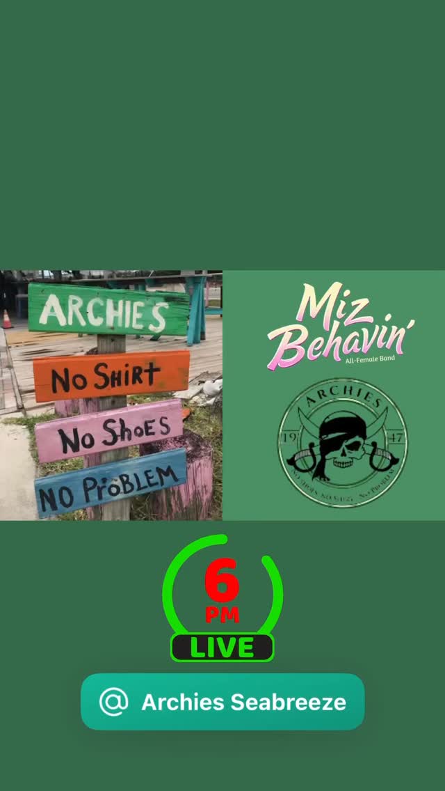 🎸 MizBehavin’ takes over Archie’s at 6 PM for our very first show at one of the coolest venues around! 🔥
“Sugar… ah honey honey…” 🍭🎶
You’ll be singing along all night as we bring the party with high-energy rock, pop, dance favorites, and nonstop fun.
Come out, grab a drink, and make our Archie’s debut a sweet one to remember! 💃⚡️