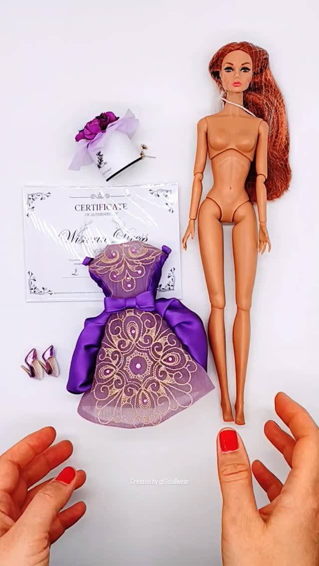 She put on Wisteria and instantly started acting expensive.
Too much purple? Please. We’re just getting started.
And this is only Box # 6 in the annual subscription cycle.
Hold on tight, the style avalanche is coming.
Join us here: https://www.gtgdollwear.com/pricing-plans/list
#gtgdollwear #integritytoys #poppyparker #integritytoyscollector #barbiefashionista