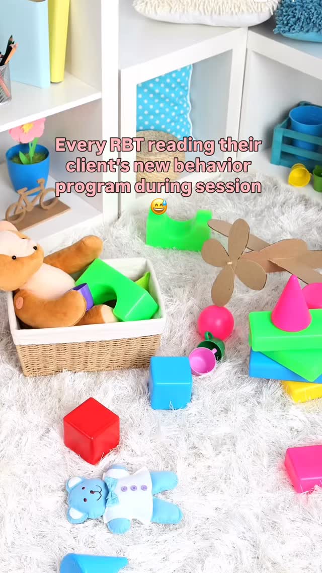 RBTs, we all know that feeling — especially when you’re new to the field of ABA. Don’t forget to ask for time to review the program and ask questions during supervision. Make sure you understand each goal before targeting it in session. That’s how you provide meaningful support and truly start making a difference. 🌻
———————————————————————-
#abatherapy #aba #behaviortherapy #rbtlife #registeredbehaviortechnician #behaviortherapist #explore #sandiego #bcba #explorepage #appliedbehavioranalysis #behavioranalysis #autismsupport