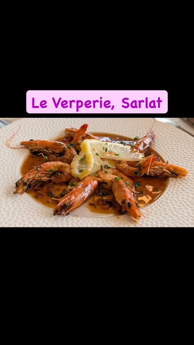 Amazing dinner at The Verperie Hotel in Sarlat, one of our chosen hotels; perfectly located, warm service and stunning food.
